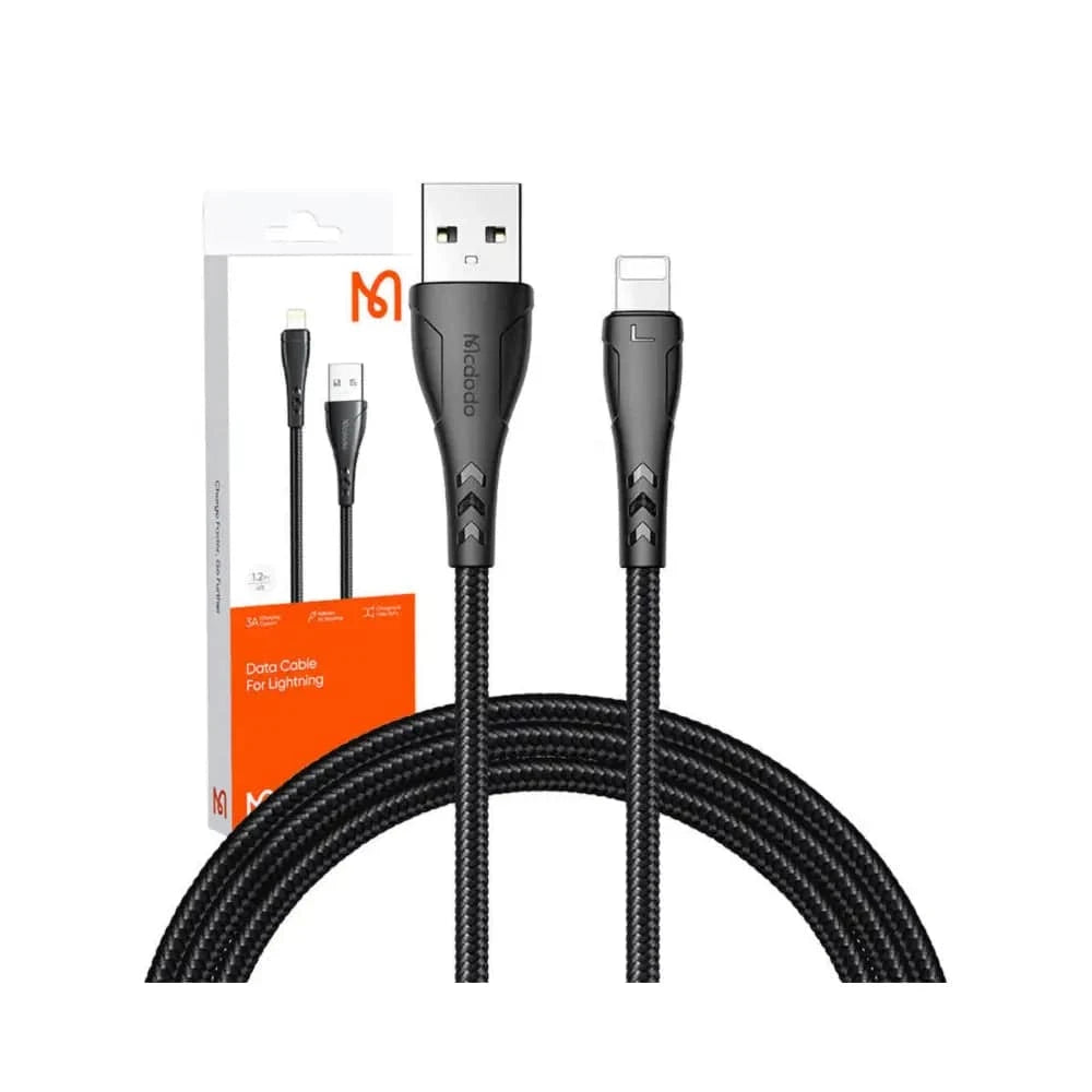 Mcdodo USB-auf-Lightning-Kabel CA-7441, 1,2m (schwarz) - 24 Store GmbH