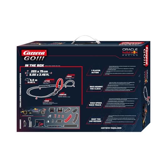 Carrera GO!!! - Challenge Formula Highspeed 1-Lane Autorennbahn