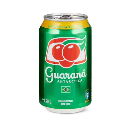 Guaraná Antarctica | Erfrischungsgetränk | grüne Dose | Guaraná Extrakt | brasilianischer Klassiker