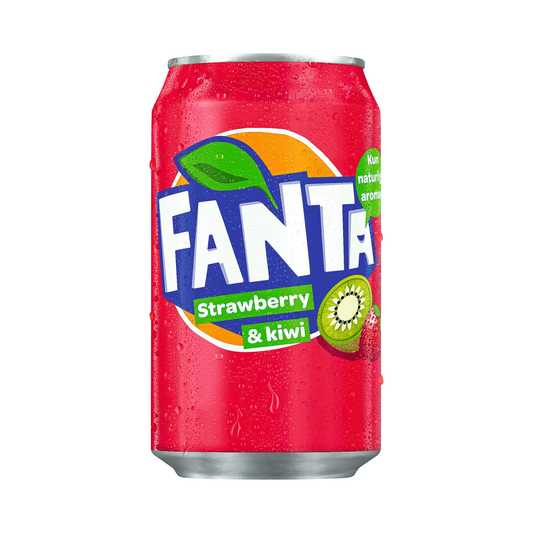 Fanta Erdbeer & Kiwi | Erfrischungsgetränk | rote Dose | fruchtiger Geschmack
