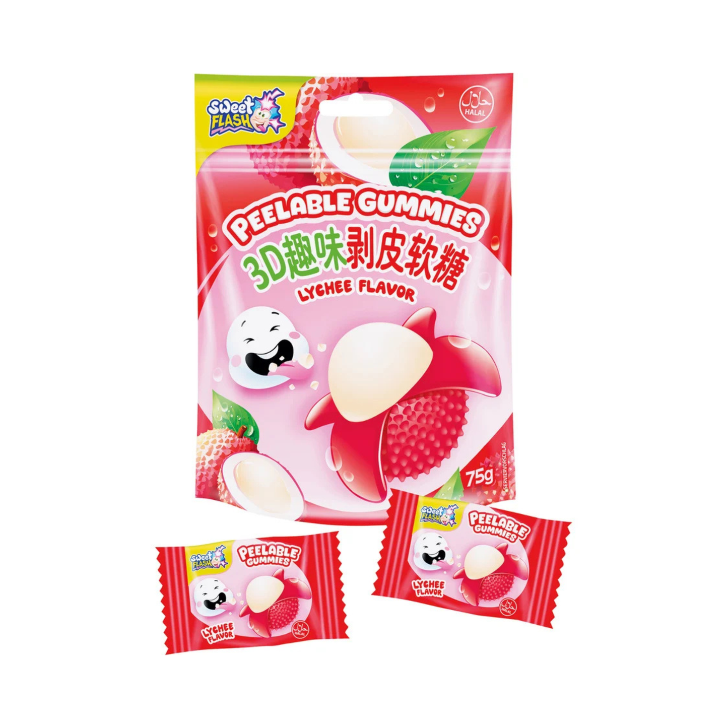 Peelable Gummies Lychee Geschmack