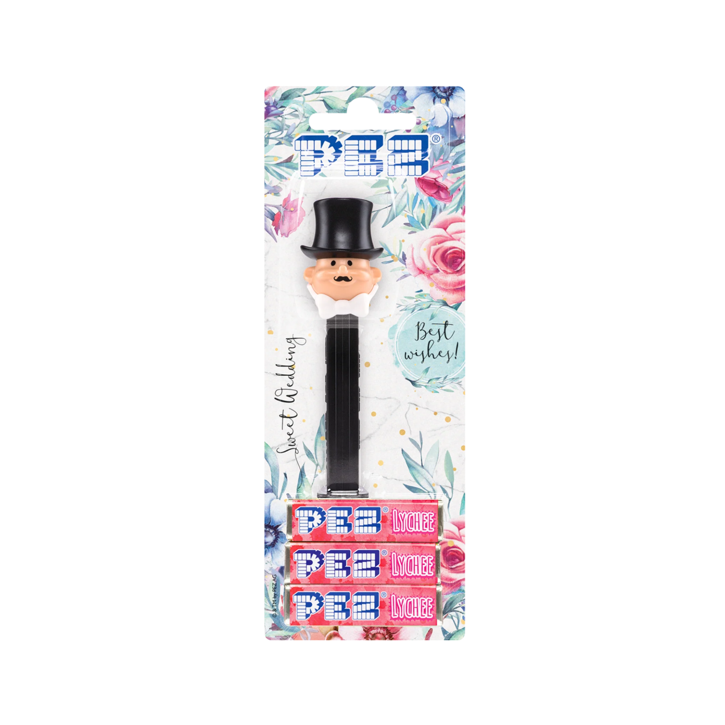 PEZ Spender Bräutigam mit Schnurrbart