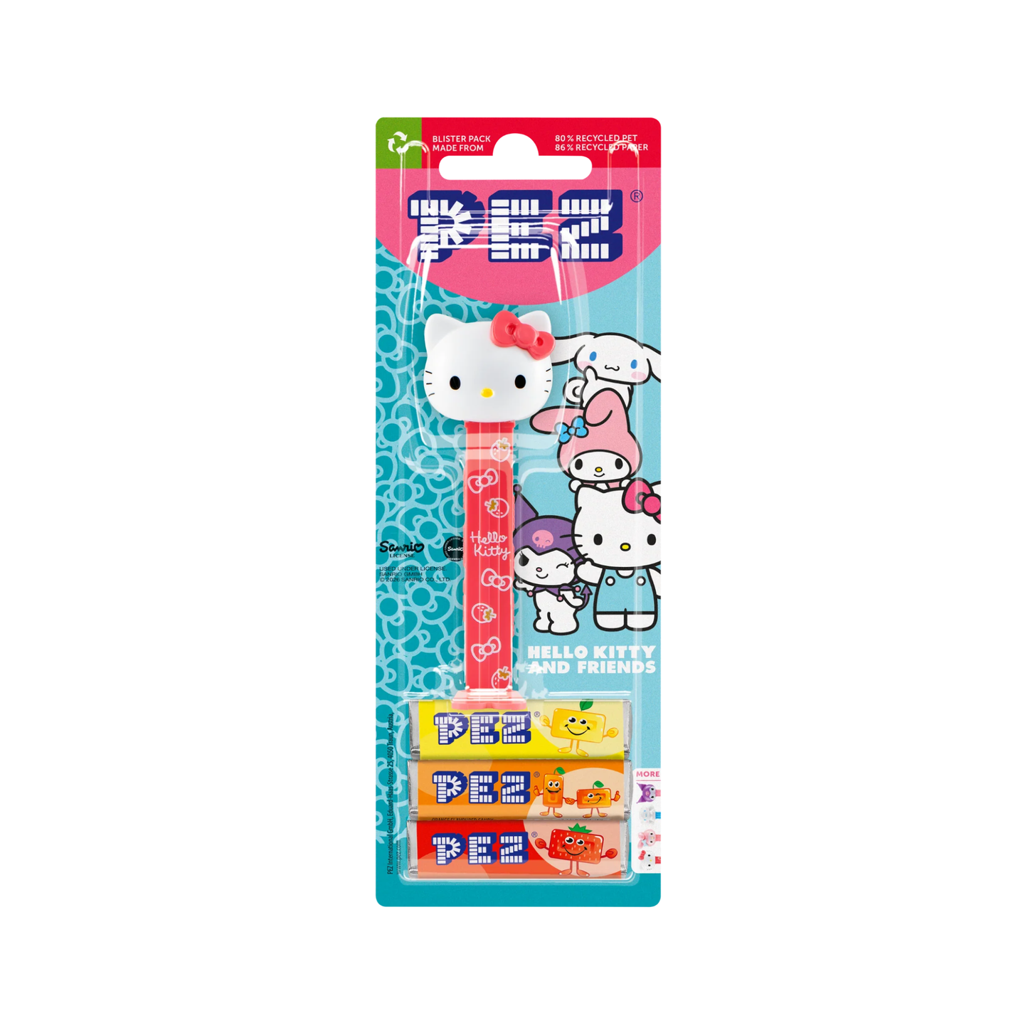 PEZ Spender Hello Kitty Erdbeere