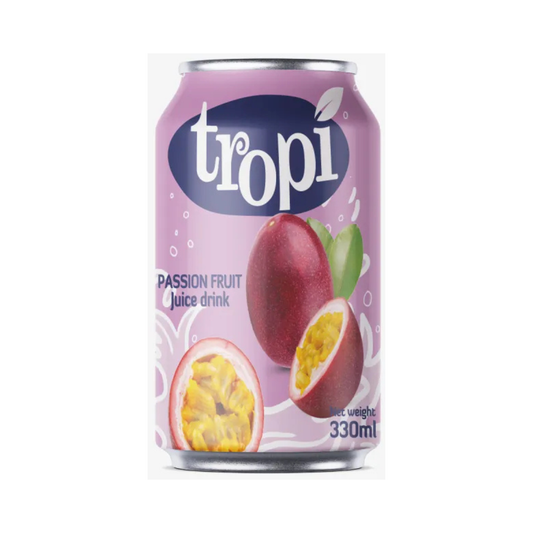Passionsfruchtgetränk | Tropi | Tropi Passionsfrucht | 330ml Dose | fruchtiger Geschmack