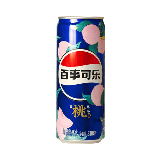 Pepsi | White Peach | Erfrischungsgetränk | 330ml | fruchtiger Geschmack mit Pfirsicharoma