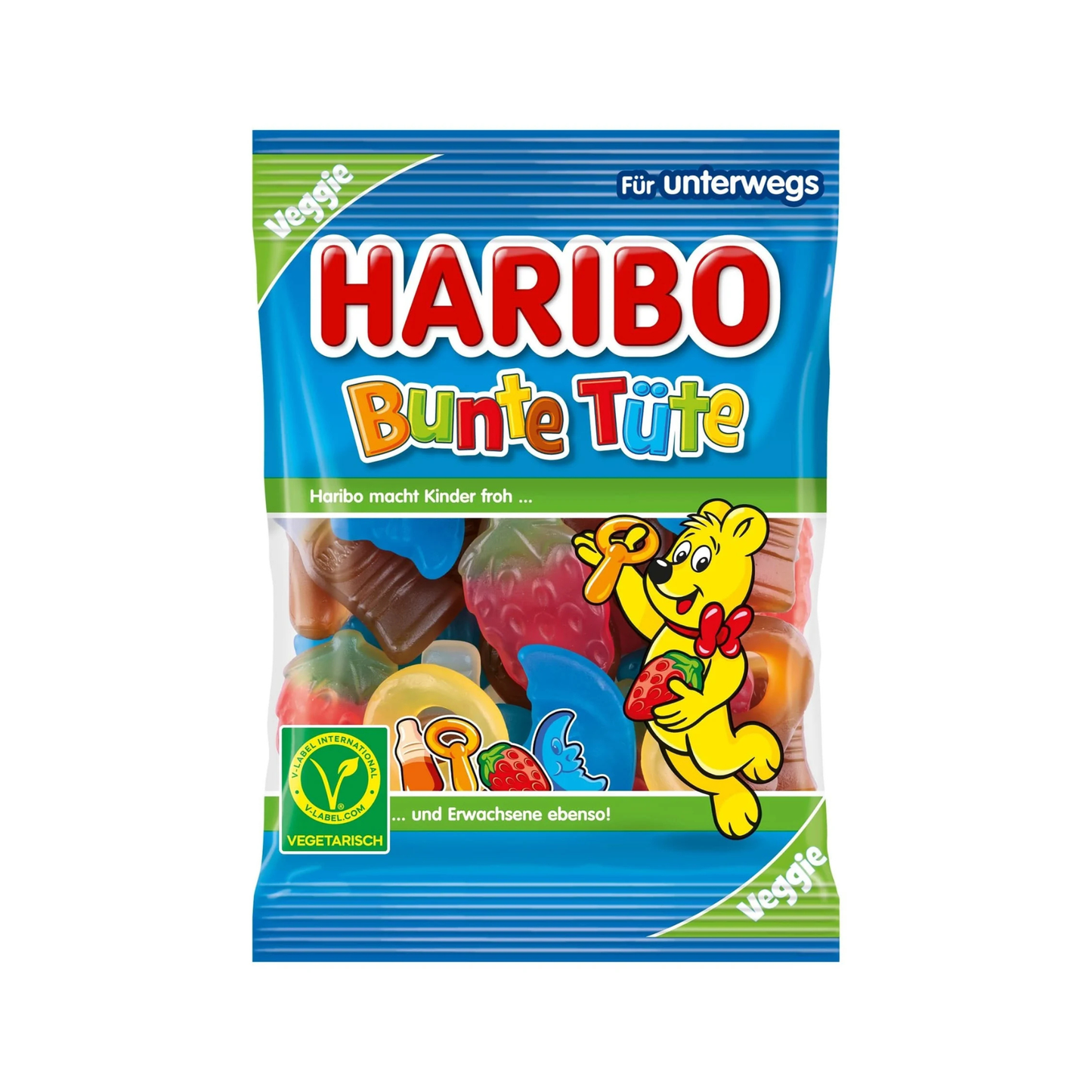 Haribo Bunte Tüte Beutel 100 g