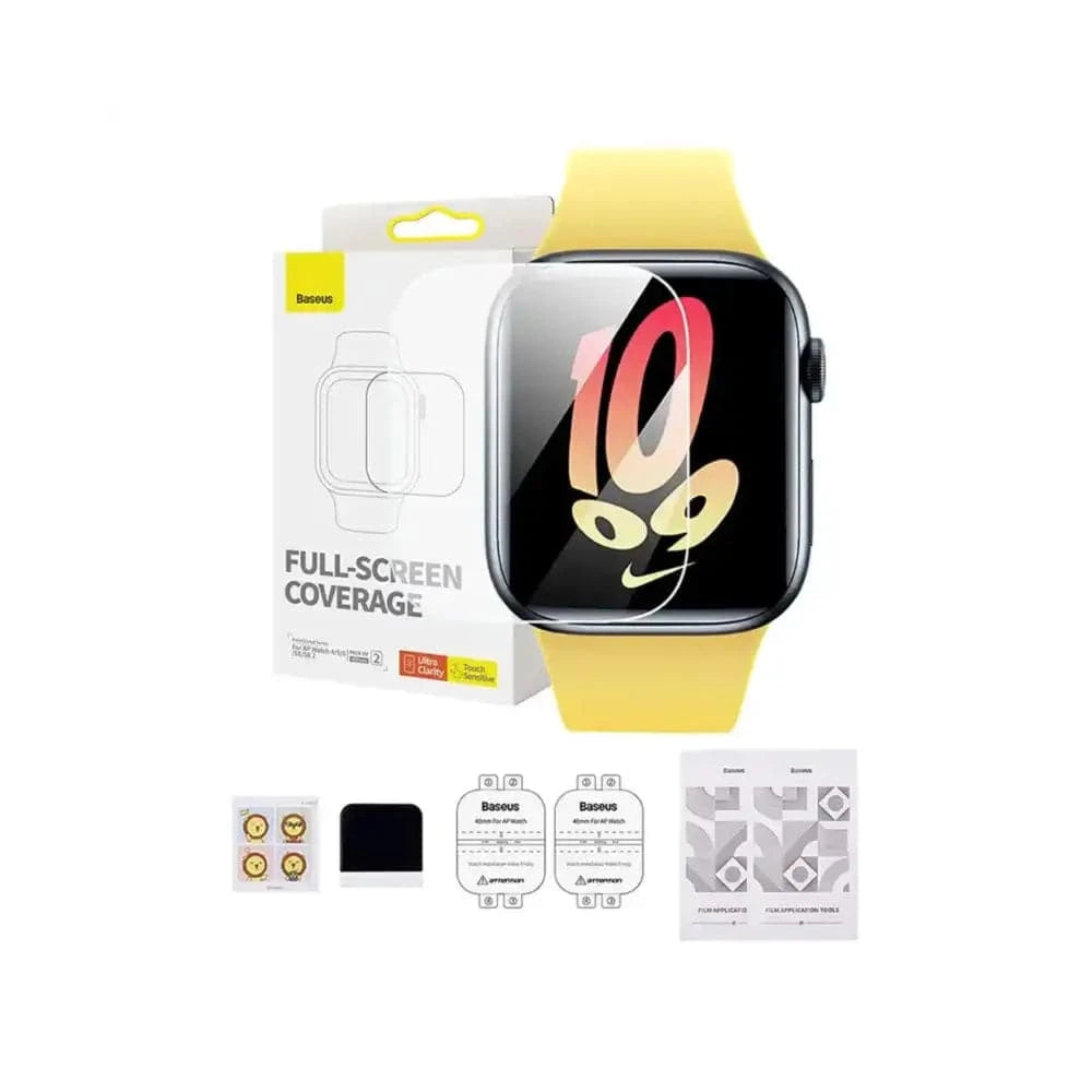 Baseus 40mm Protective Film for AP Watch 4/5/6/SE/SE 2, Clear - 24 Store GmbH
