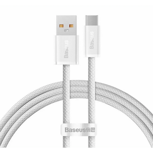 Baseus Kabel USB to USB-C Dynamic Series, 100W, 1m (weiss) - 24 Store GmbH