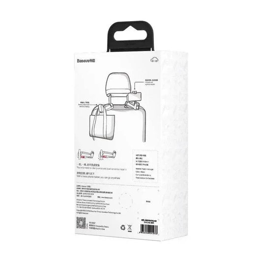 Baseus Smartphone für Kopfstütze (schwarz) - 24 Store GmbH