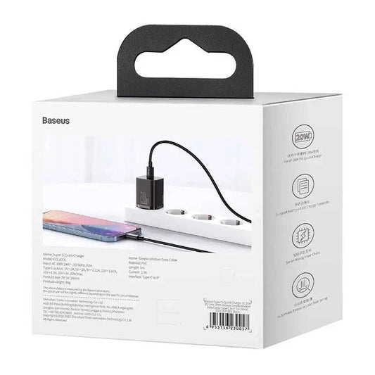 Baseus Super Si Set Quick Charger - 24 Store GmbH