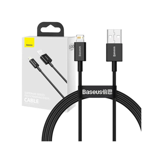 Baseus Superior Series Kabel USB auf iP 2,4A 1m (schwarz) - 24 Store GmbH