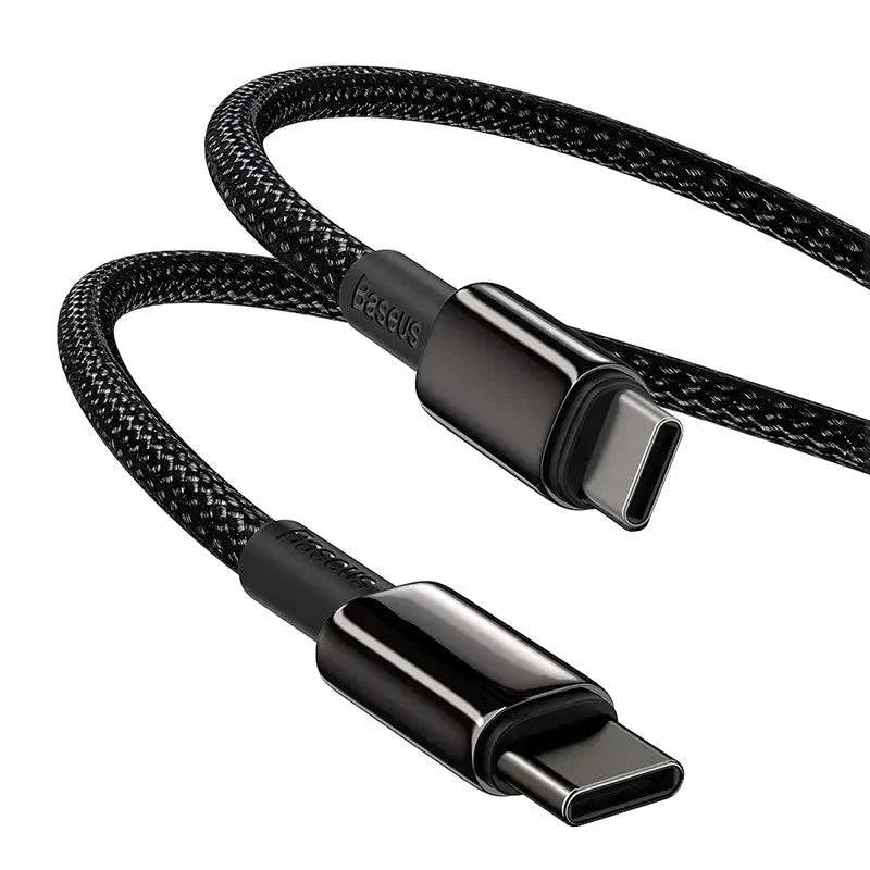 Baseus Tungsten Gold Fast Charging Data Cable Type-C (USB-C) 100W 2m schwarz