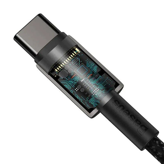 Baseus Tungsten Gold Fast Charging Data Cable Type-C (USB-C) 100W 2m schwarz - 24 Store GmbH