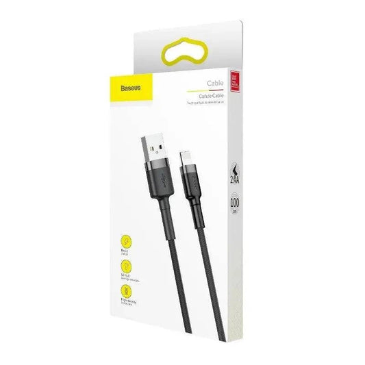 Baseus USB Ladekabel CALKLF-CG1 schwarz/grau - 24 Store GmbH