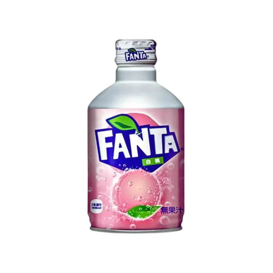 Fanta | Fanta White Peach Soda | Metallflasche | Japan | erfrischendes Getränk