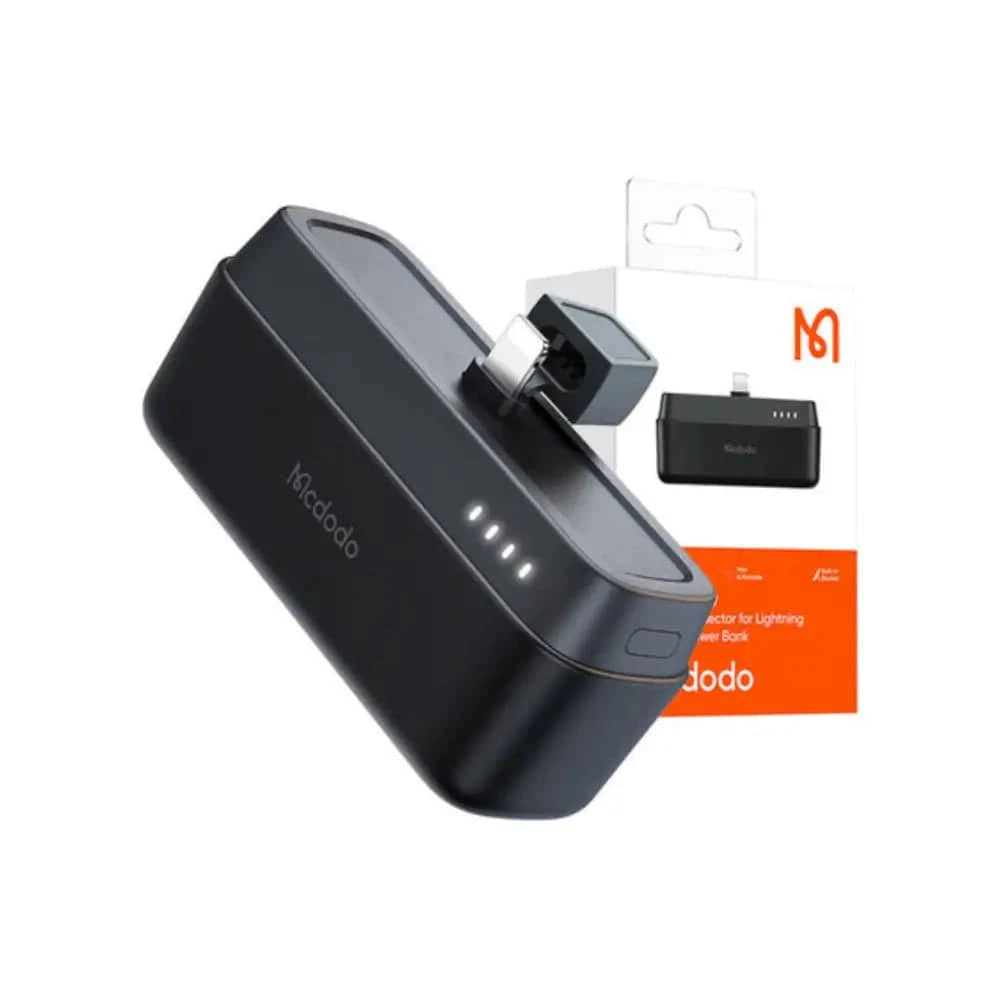 Mcdodo Power Bank MC-6281 20W, 5000mAh mit Lightning connector (schwarz)