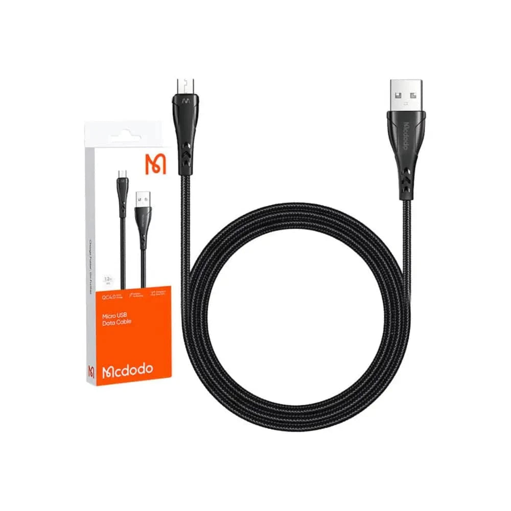 Mcdodo USB-auf-Micro-USB-Kabel, CA-7451, 1,2 m (schwarz) - 24 Store GmbH
