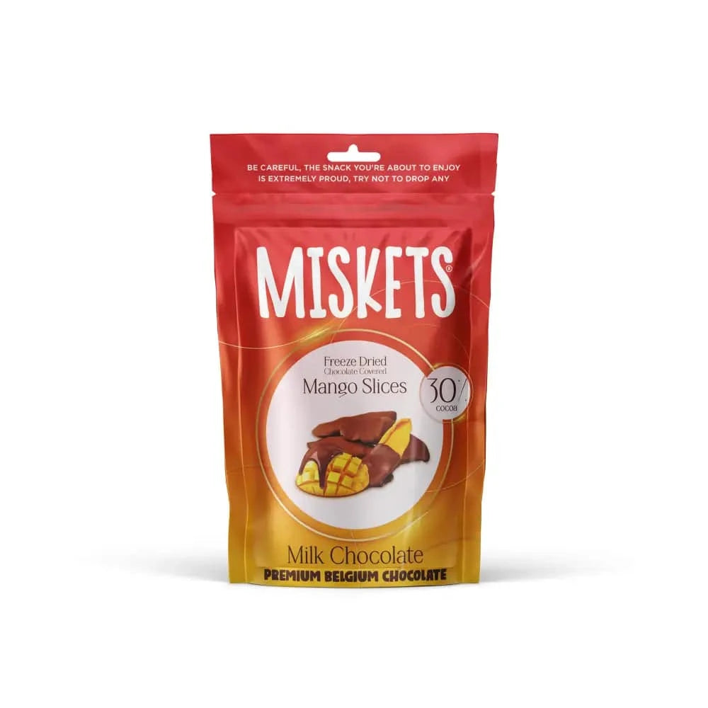 Miskets Milk Chocolate Coated Freeze Dried Mango