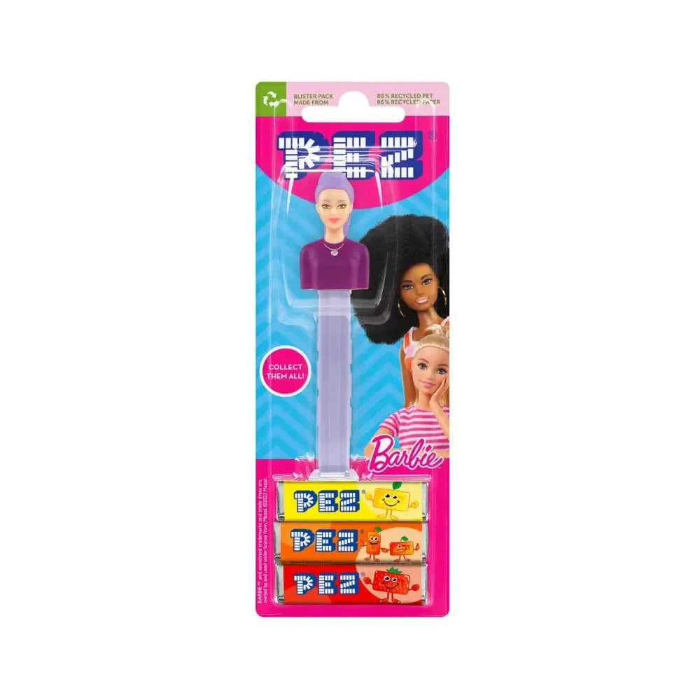 PEZ SPENDER BARBIE LILA HAARE
