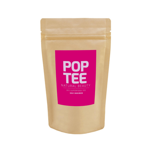 Pop Tee Goji Rooibos Nachfüllpackung | Bio Superfood Tee | aromatischer Rooibos | gesunde Teemischung