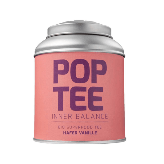 Pop Tee Hafer Tee | Bio Superfood | Dose mit Vanillegeschmack | Innere Balance