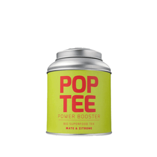 Pop Tee Mate & Zitrone Mini-Dosis | Bio-Superfood-Tee | erfrischend | Sommergetränk | Schweiz