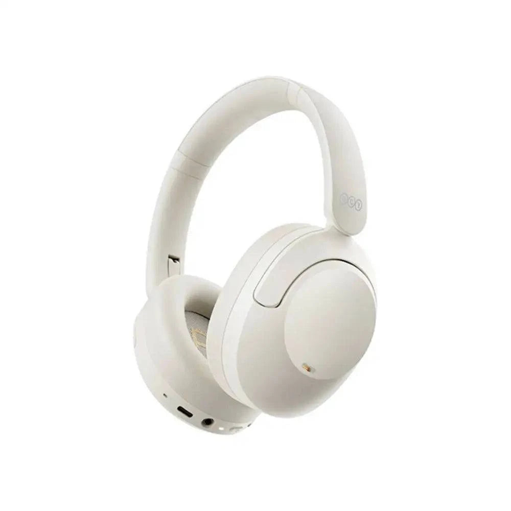 QCY H4 Weißer kabelloser On-Ear-Kopfhörer