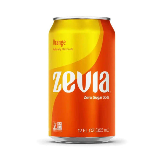 Zevia Orange | zuckerfreie Limonade | natürliche Aromen | 355 ml Dose