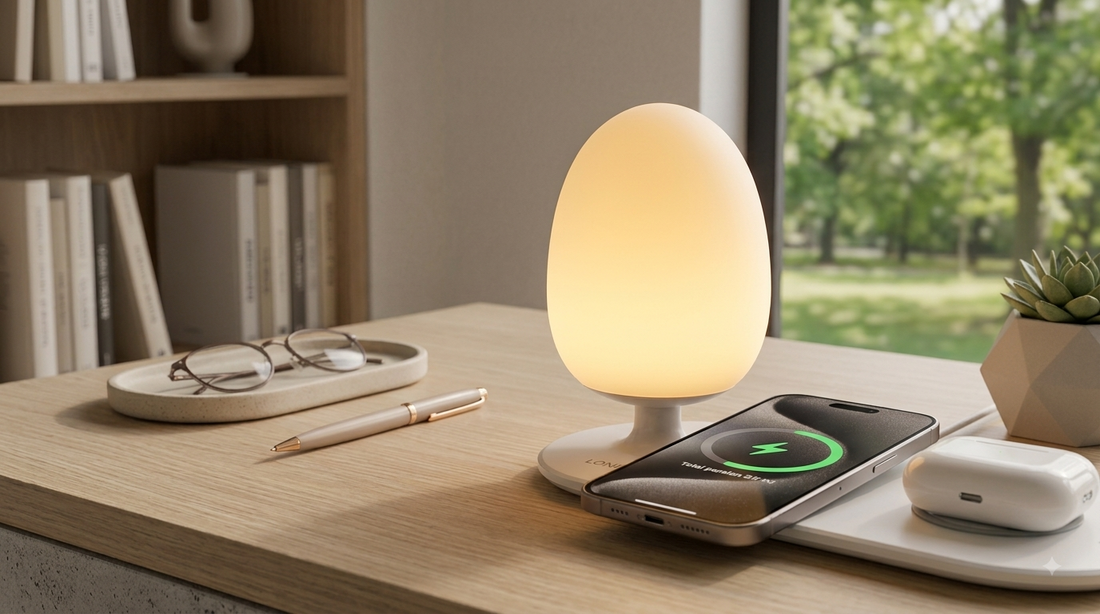 Ldnio Nachtlampe mit Qi-Technologie für ein smartes Nachttisch-Setup entdecken