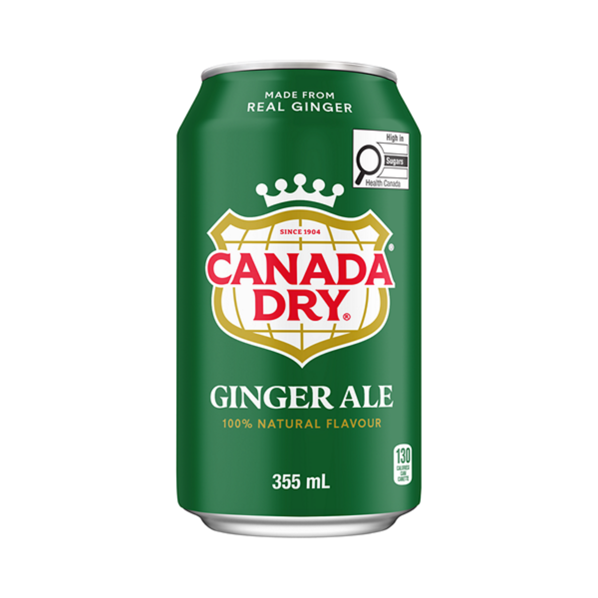 Canada Dry Ginger Ale | 355 ml Dose | mit echtem Ingwer | 100% natürlicher Geschmack