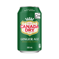 Canada Dry Ginger Ale | 355 ml Dose | mit echtem Ingwer | 100% natürlicher Geschmack