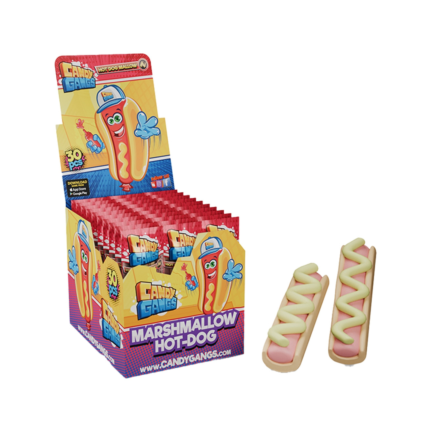 Candy Gangs Hot Dog Marshmallow 18g
