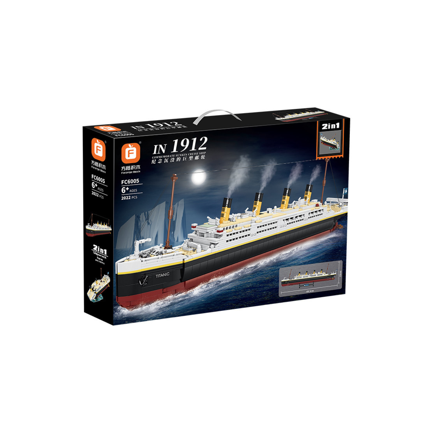 Forange Block Titanic 1912