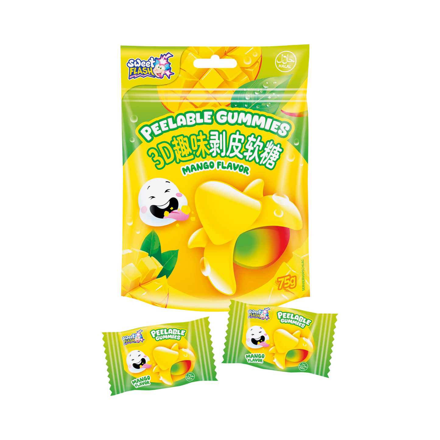 Peelable Gummies Mango Geschmack
