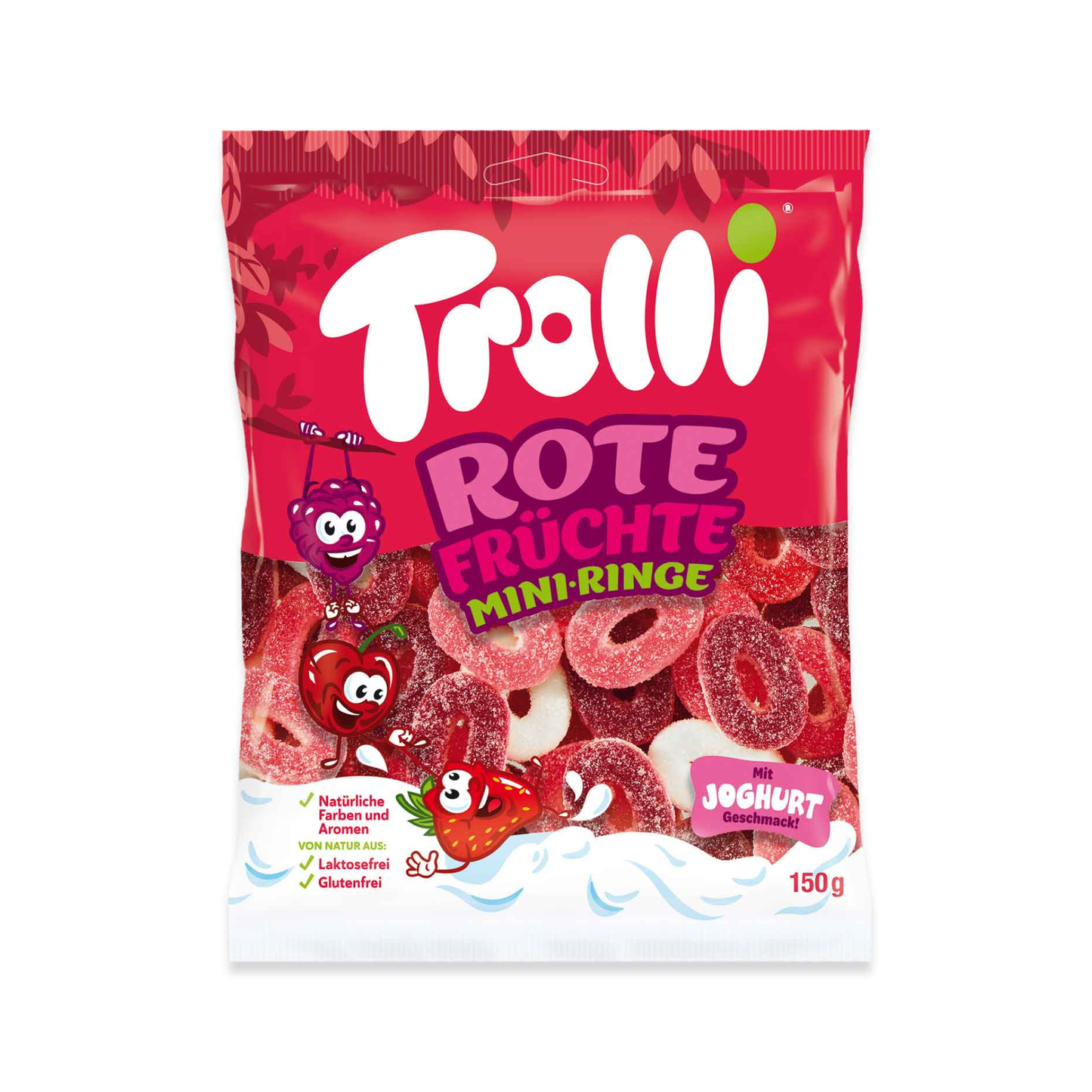 Trolli Rote Früchte Mini-Ringe 150g
