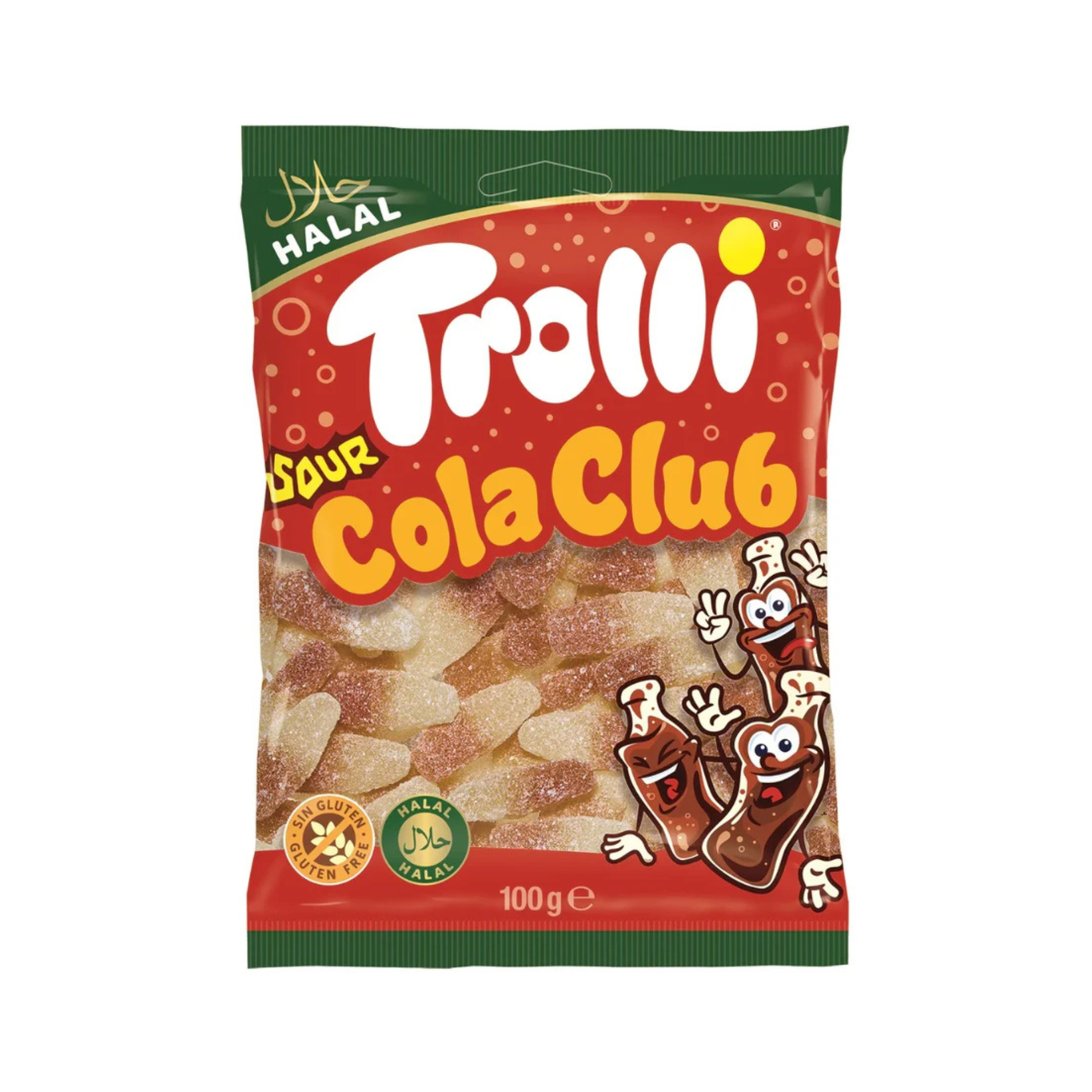 Trolli Halal Sour Cola Club 100g