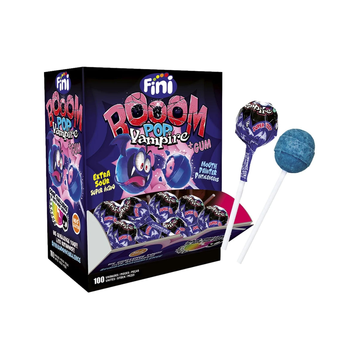 Fini Boom Gum Vampire Lolly 16g