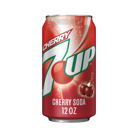 Kirsche 7UP | Limonade | rote Dose | 12 Unzen | spritzig