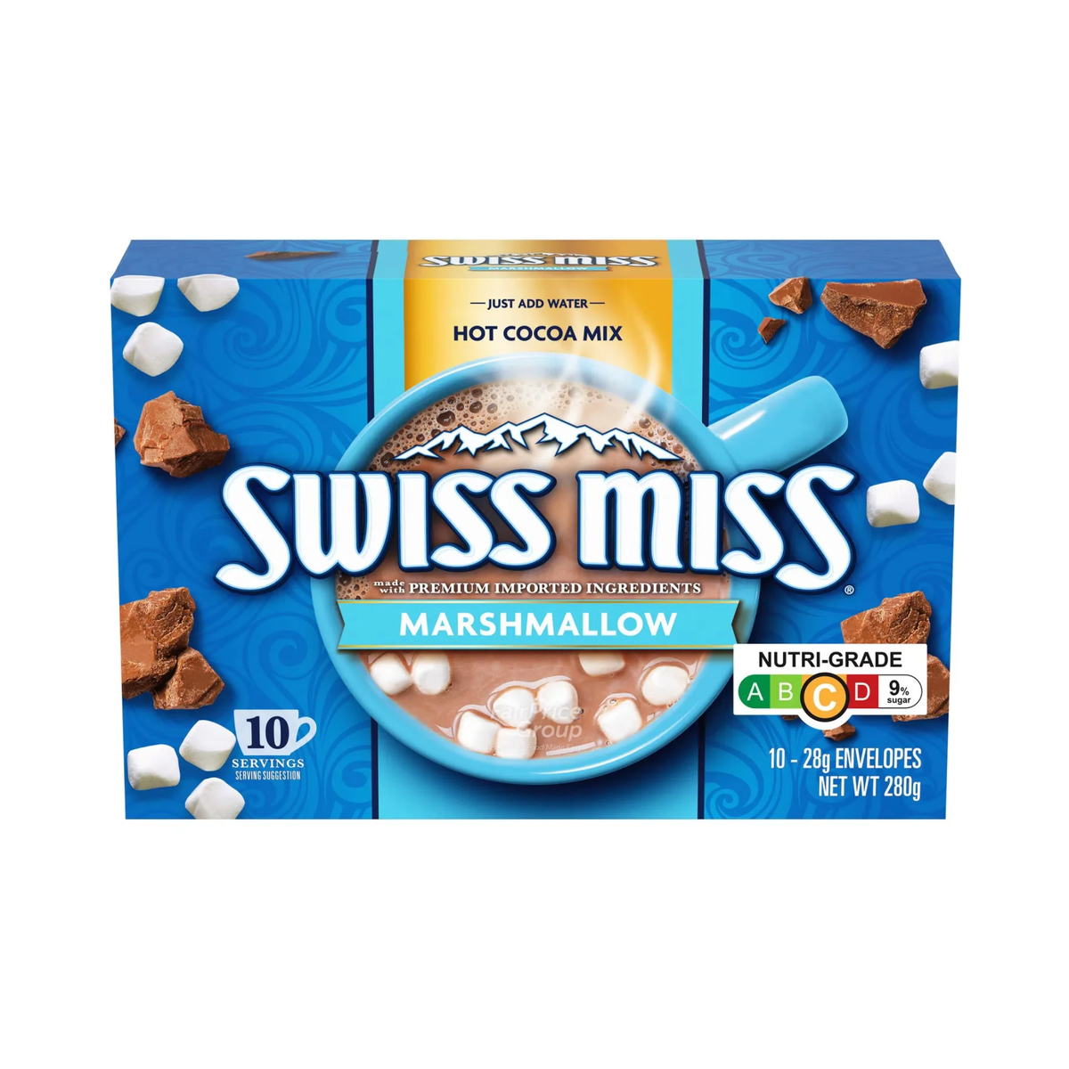 Swiss Miss Marshmallow Kakopulver mit Marshmallows