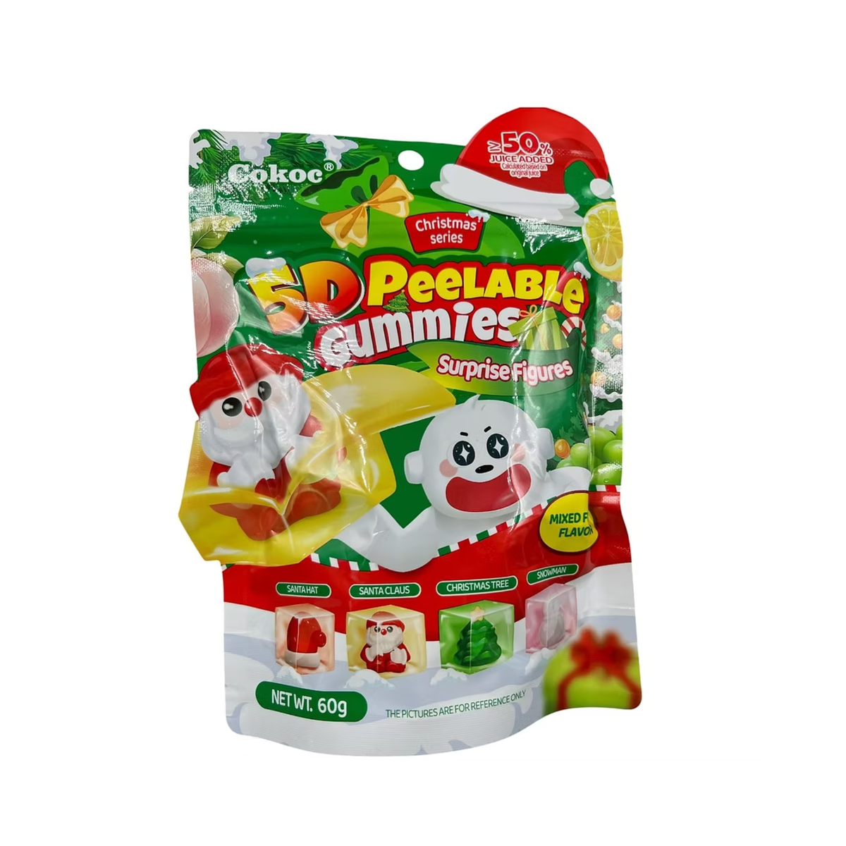 Cokoc 5D Peelable Gummies Christmas Edition