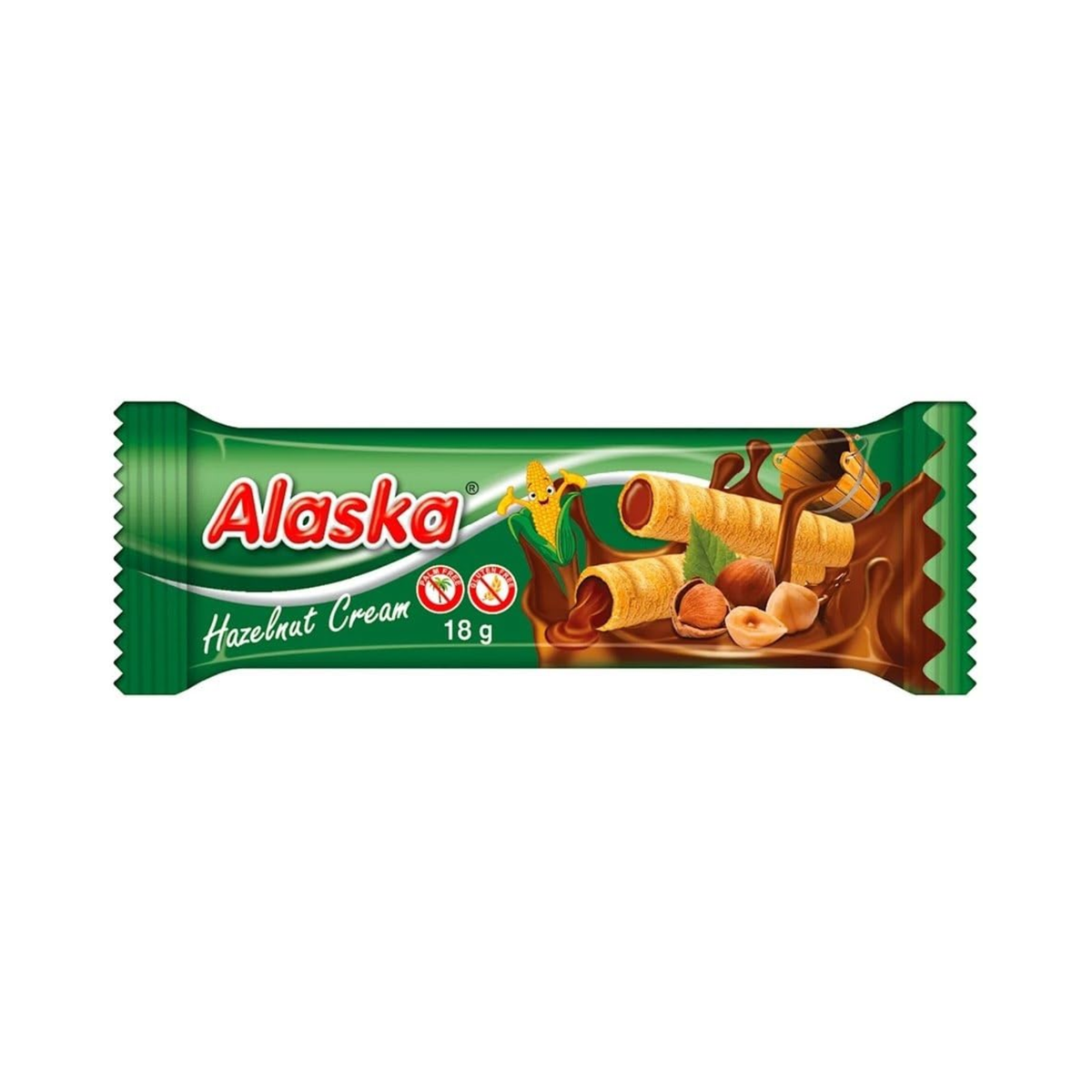 Alaska Maisröllchen Haselnuss