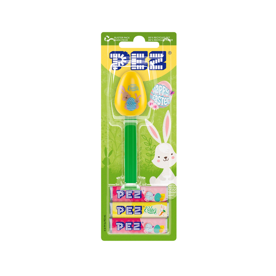PEZ Spender Osterei gelb