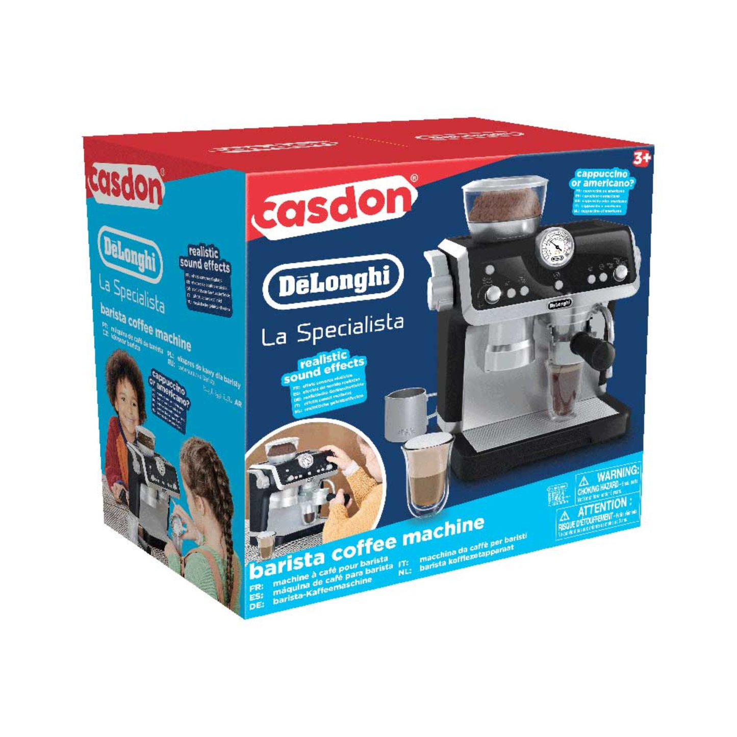 Casdon DeLonghi Spielzeug-Kaffeemaschine La Specialista