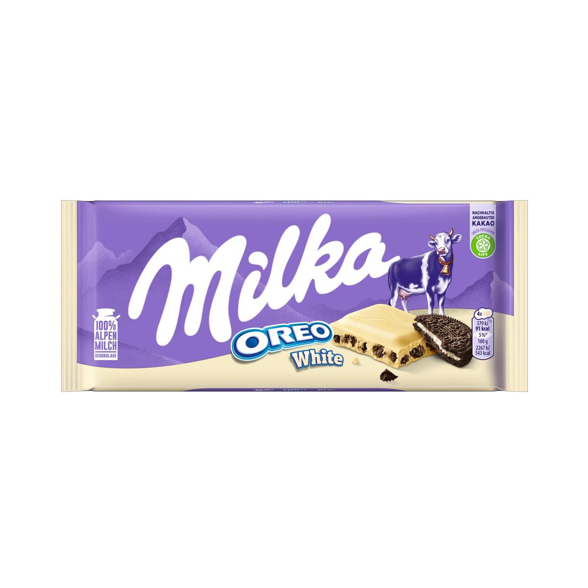 Milka Tafelschokolade Oreo White 100 g