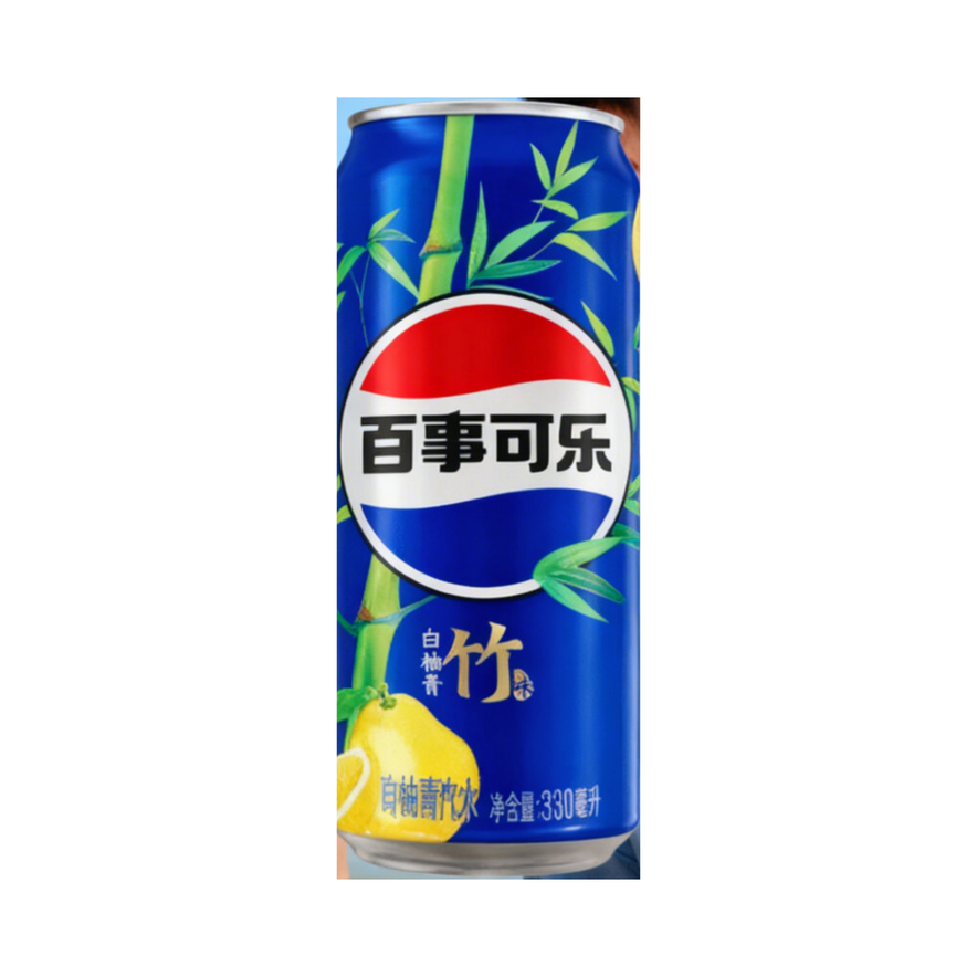 Pepsi Getränkedose | Bamboo Pomelo China | 330 ml | erfrischendes Getränk mit Bambusgeschmack