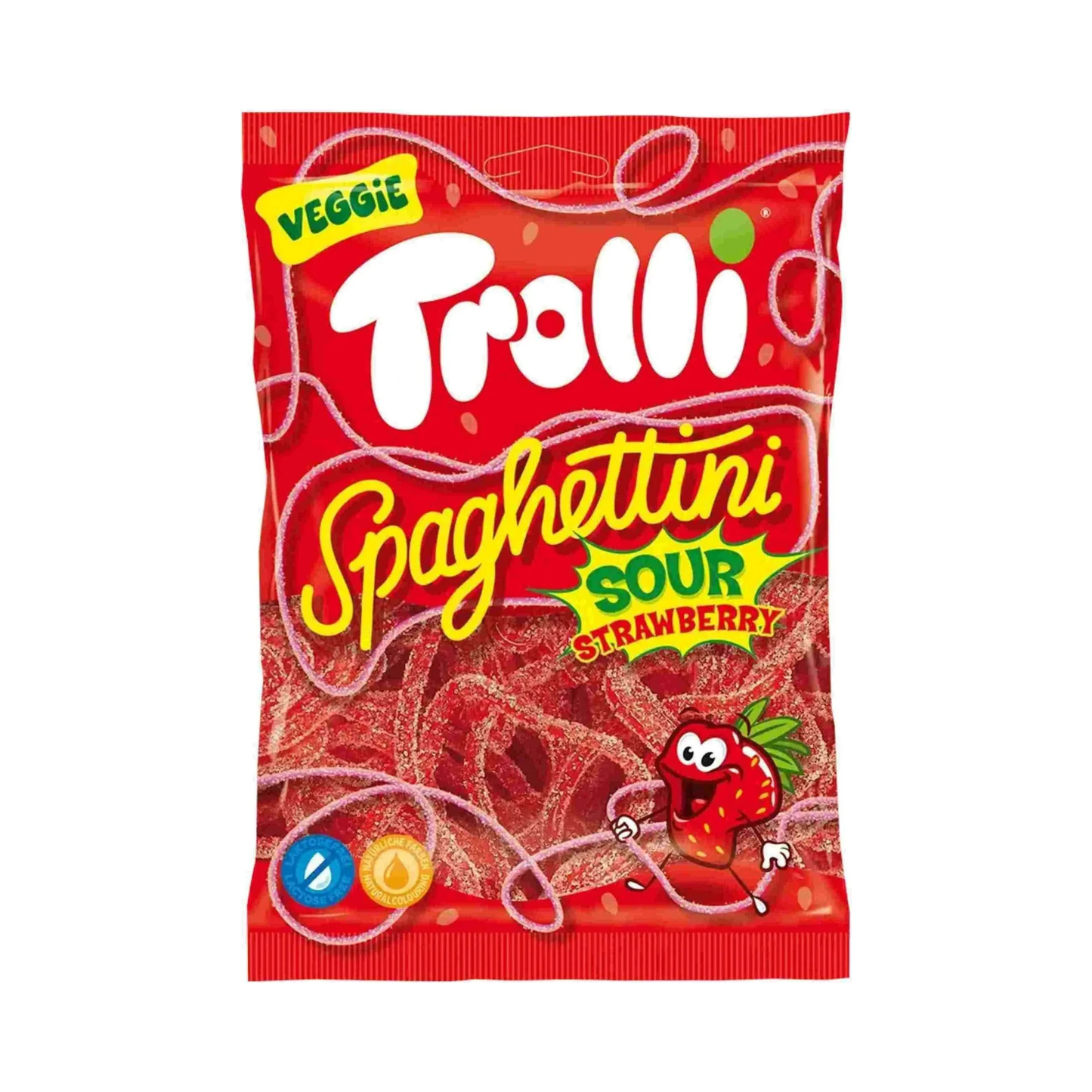Trolli Spaghettini Sour Erdbeer 100g