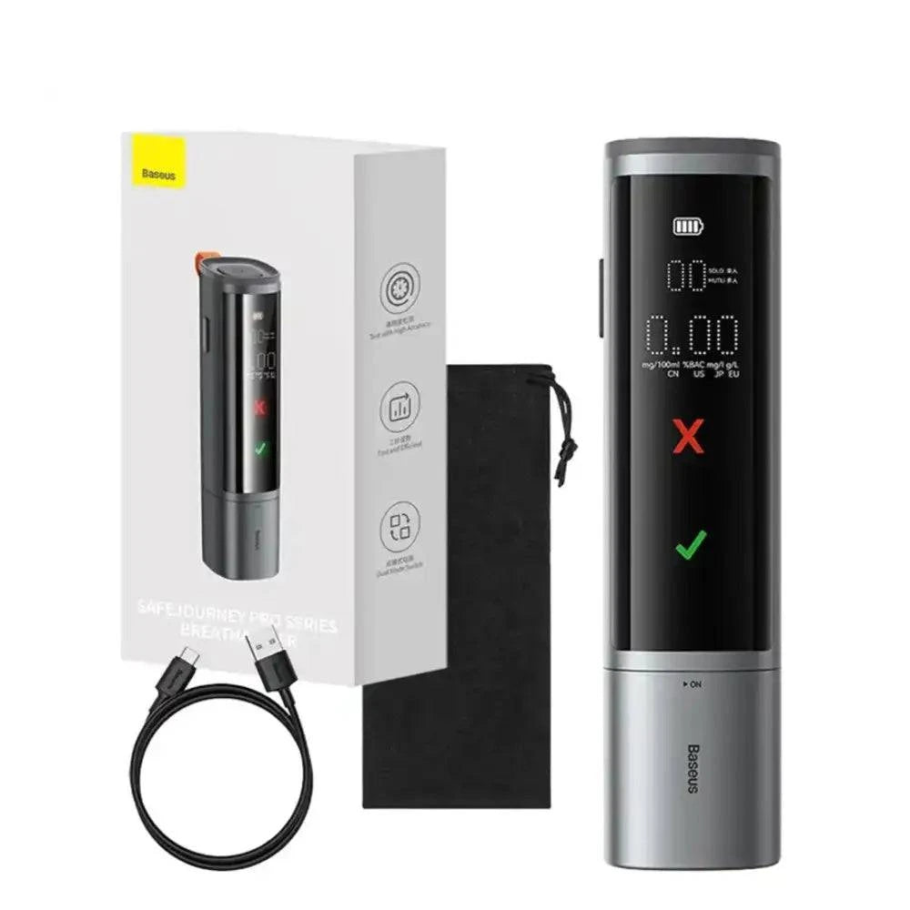Baseus Alkoholtester SafeJourney Pro (grau) - 24 Store GmbH