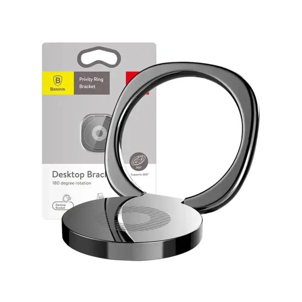 Baseus Mini Finger Ring Phone Holder Portable Metal Ring Stand for iPhone 16 15 14 13 Pro Max Xiaomi - 24 Store GmbH
