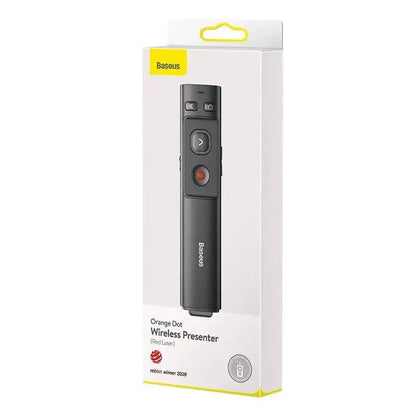 Baseus Orange Dot Multifunktions-Fernbedienung für Präsentationen, mit Laserpointer (grau) - 24 Store GmbH