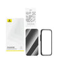 Baseus Sichtschutz-Glas Superior for iPhone 15 +Reinigungskit and EasyStick (clear) - 24 Store GmbH